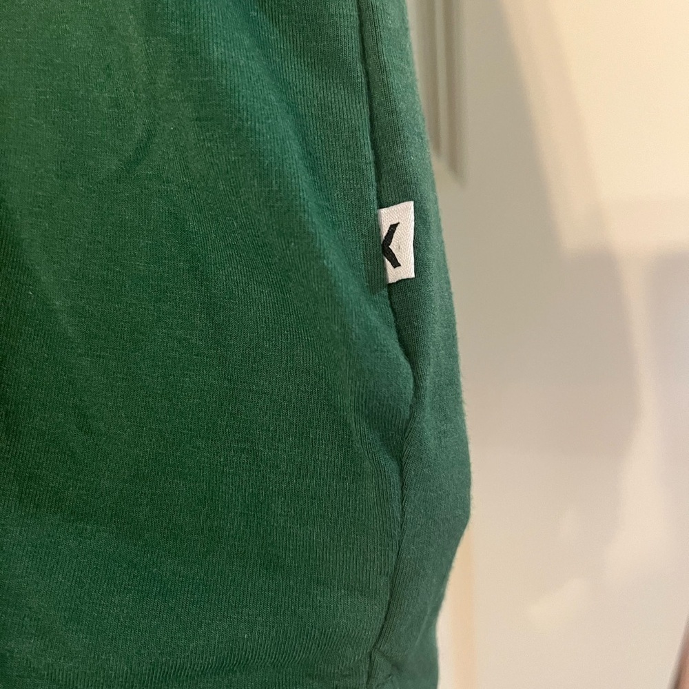 Kickee Mens Medium Green Bamboo Organic Cotton Polo Shirt - Picture 5 of 8